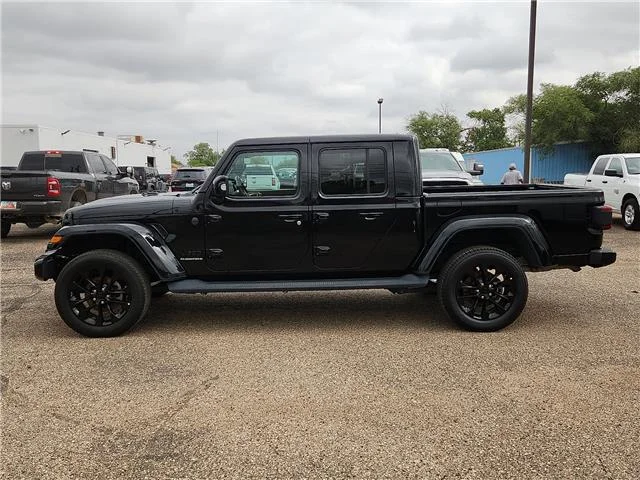 Used 2023 Black Jeep High Altitude 4x4 Crew Cab 5 ft. box image 2