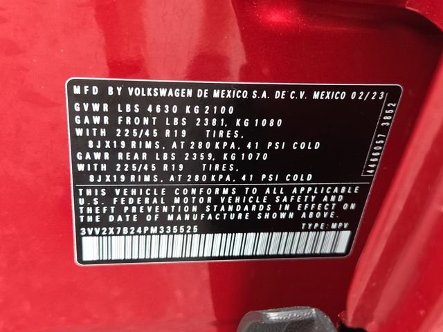 Certified Used 2023 Red Volkswagen 1.5T SEL image 7