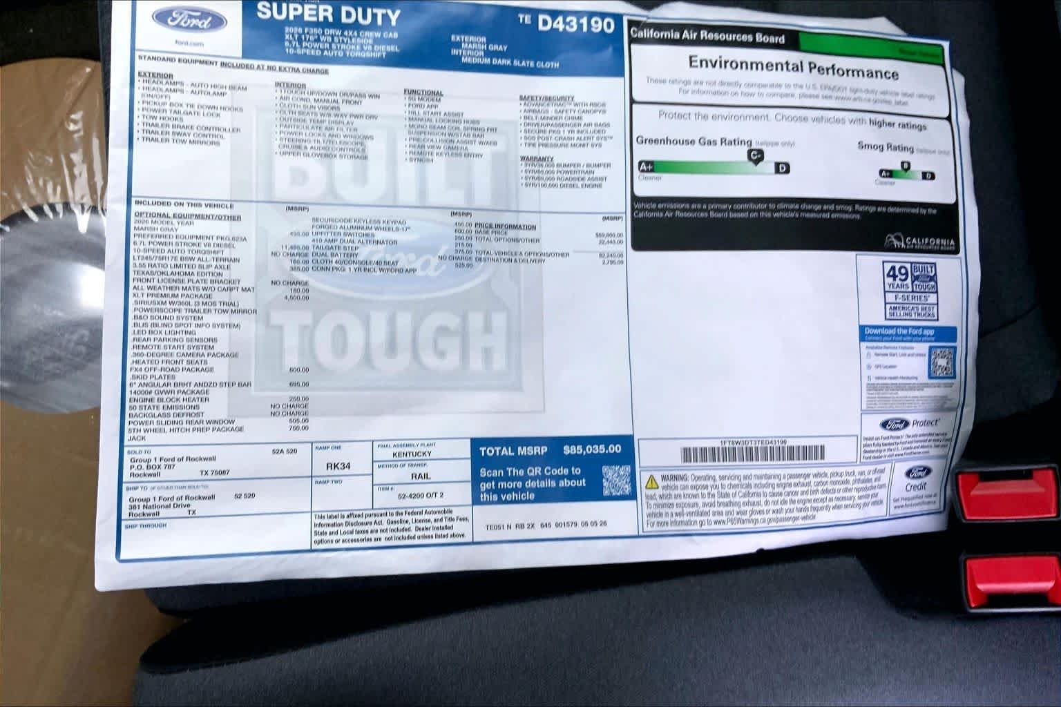 New 2026 Marsh Gray Ford F-350® XLT image 19