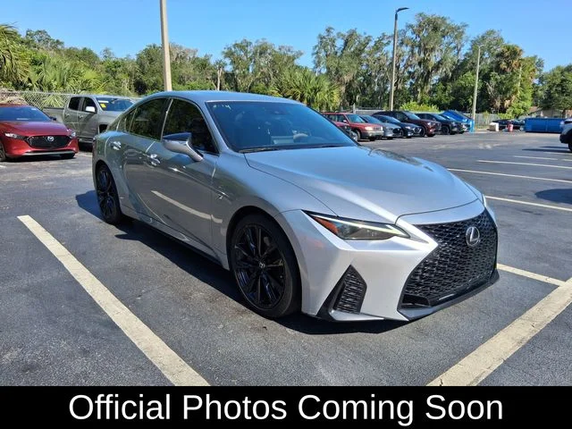 Used 2021 Silver Lexus 350 F SPORT image 1
