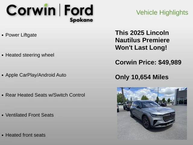 Used 2025 Gray Metallic Lincoln Premiere image 11