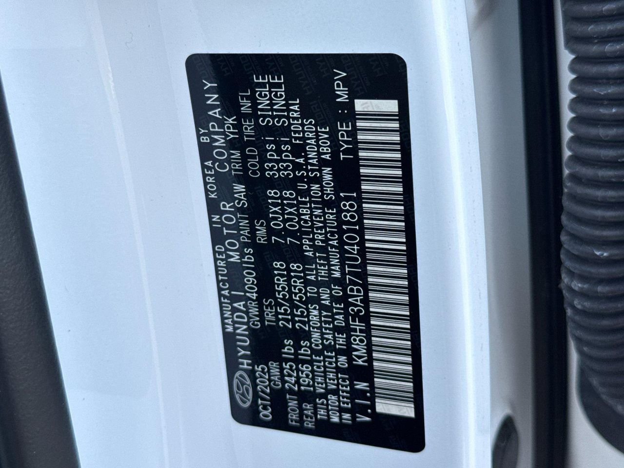 New 2026 White Hyundai SEL Sport FWD image 27