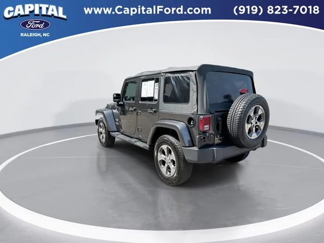 Used 2017 Gray Jeep Unlimited Sahara image 6