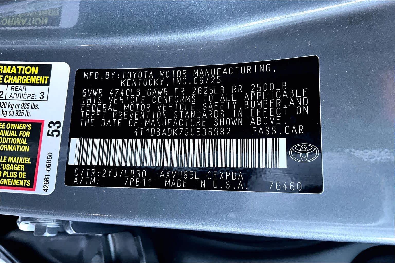 Used 2025 Heavy Metal/Midnight Black Metallic Toyota XSE image 34
