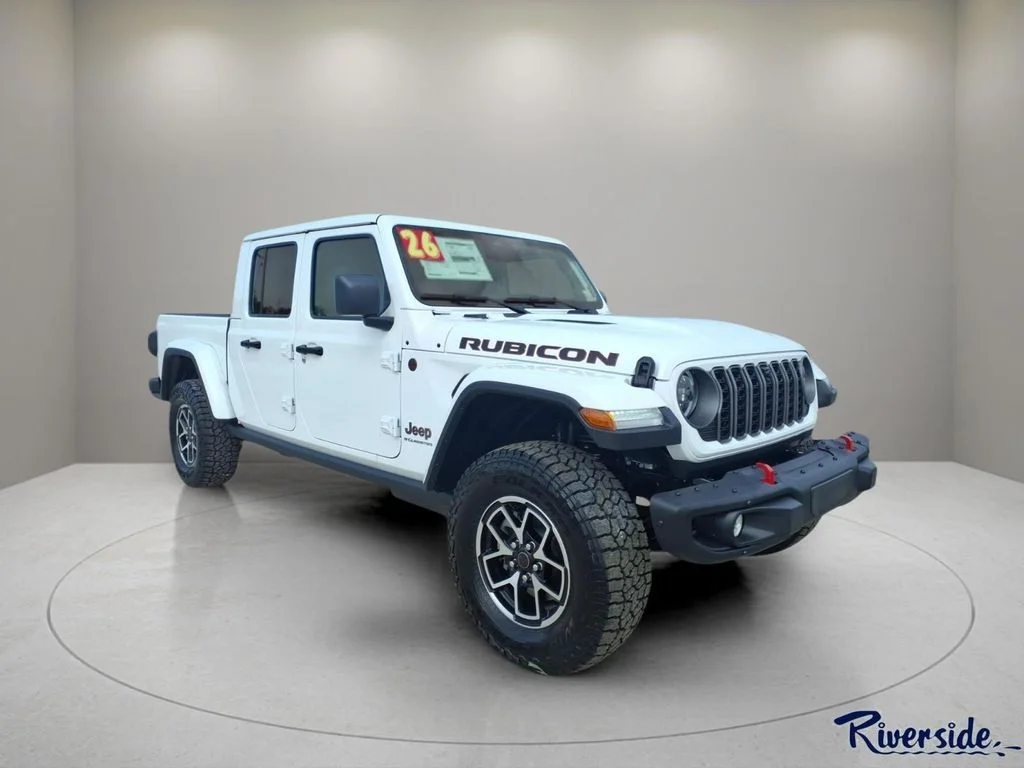 New 2026 Bright White Clear-Coat Exterior Paint Jeep Rubicon X image 1