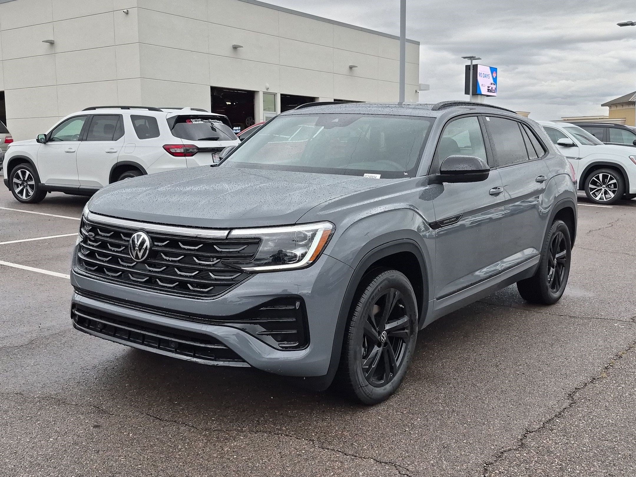 New 2026 Pure Gray Volkswagen 2.0T SEL R-Line Black image 8