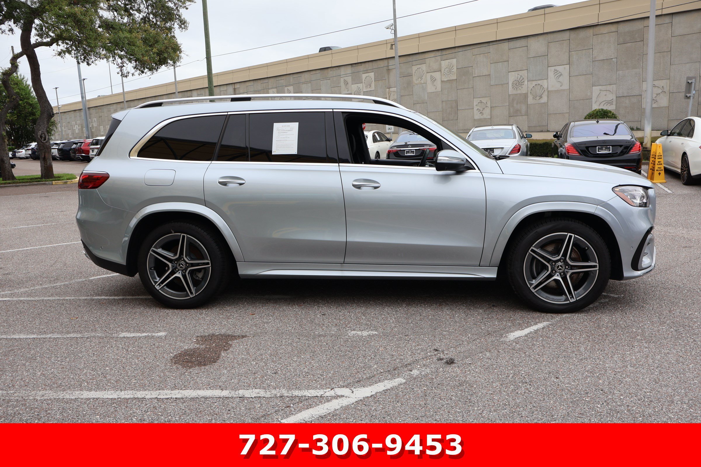 Certified Used 2025 Cirrus Silver Metallic Mercedes-Benz GLS 450 image 11