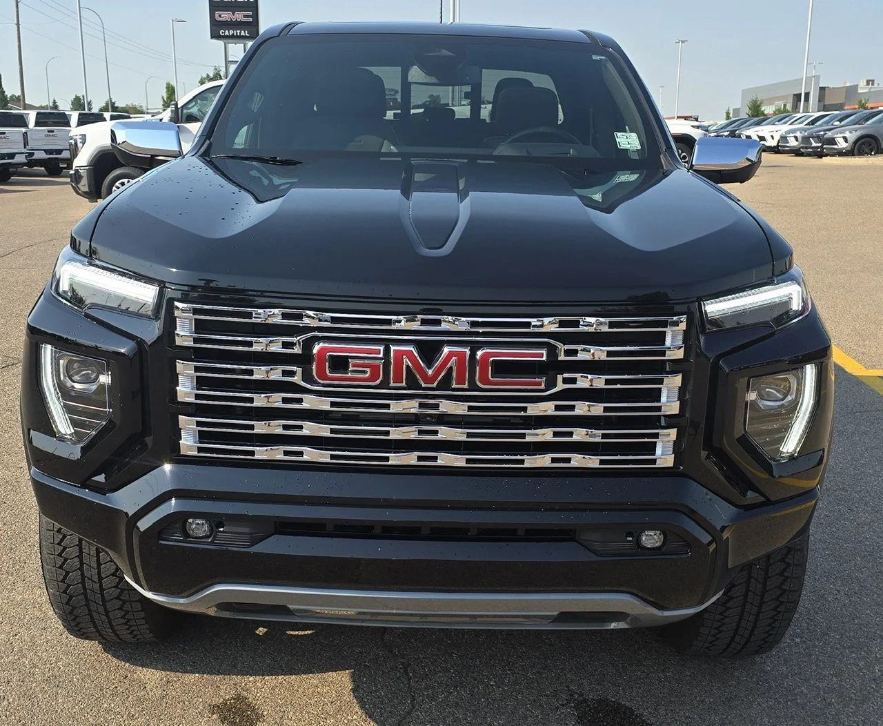 Used 2025 Black GMC Denali Crew Cab Leather Sunroof 4x4 image 8