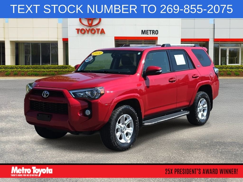Certified Used 2019 Red Toyota SR5 Premium image 1