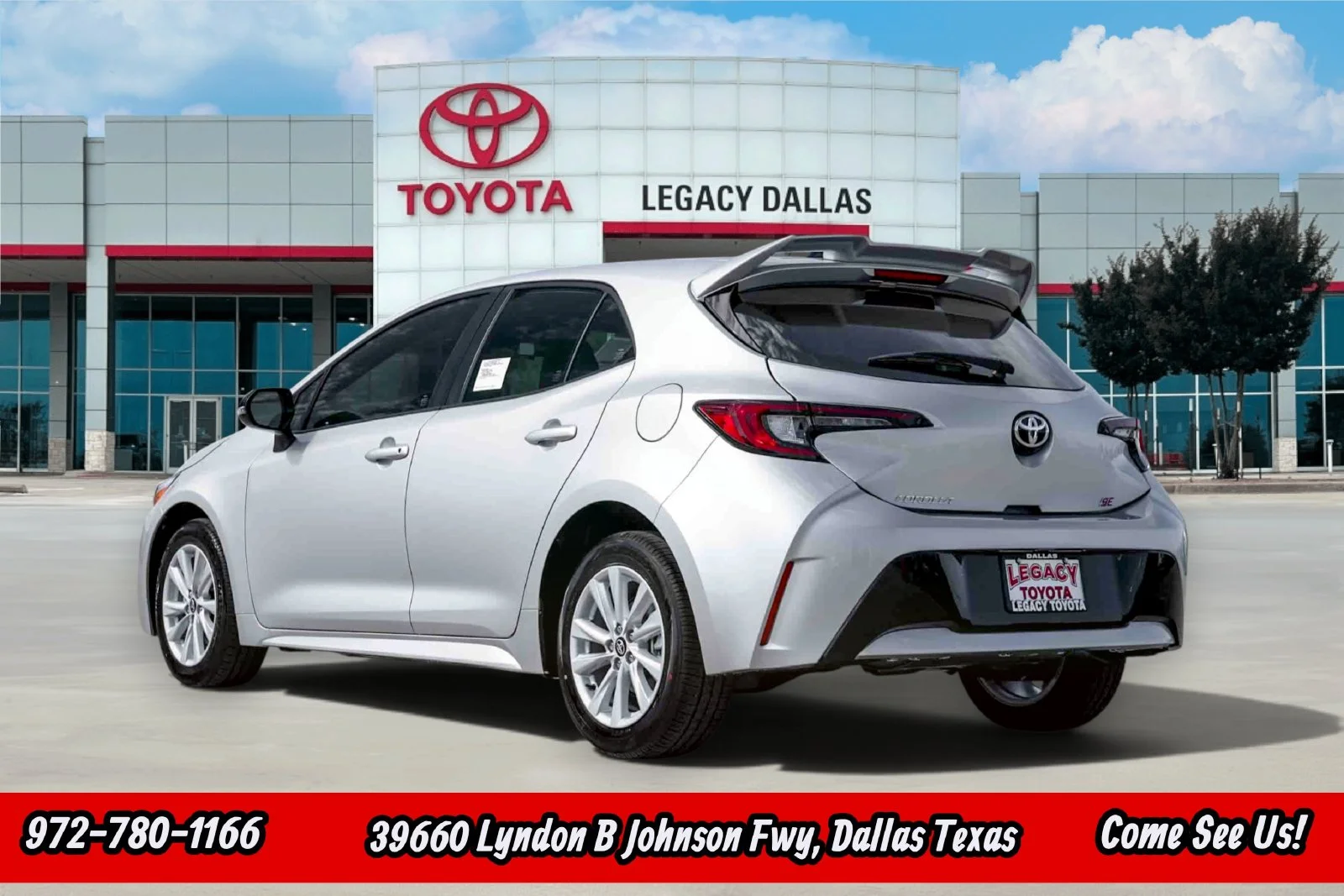 New 2027 Classic Silver Metallic Toyota SE image 7