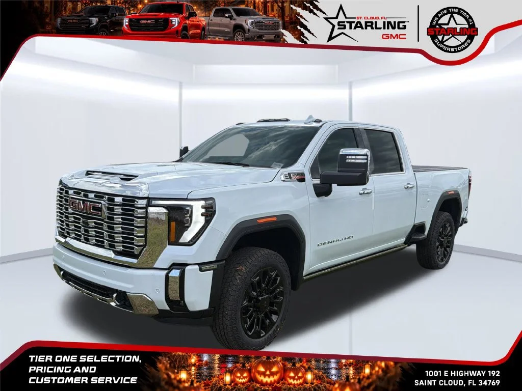 New 2026 Glacier White Tricoat GMC Denali image 1