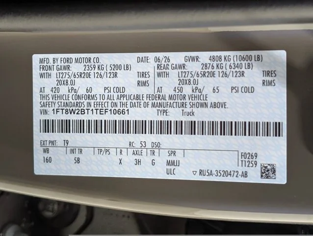 New 2026 Marsh Gray Ford F-250® Lariat® image 71