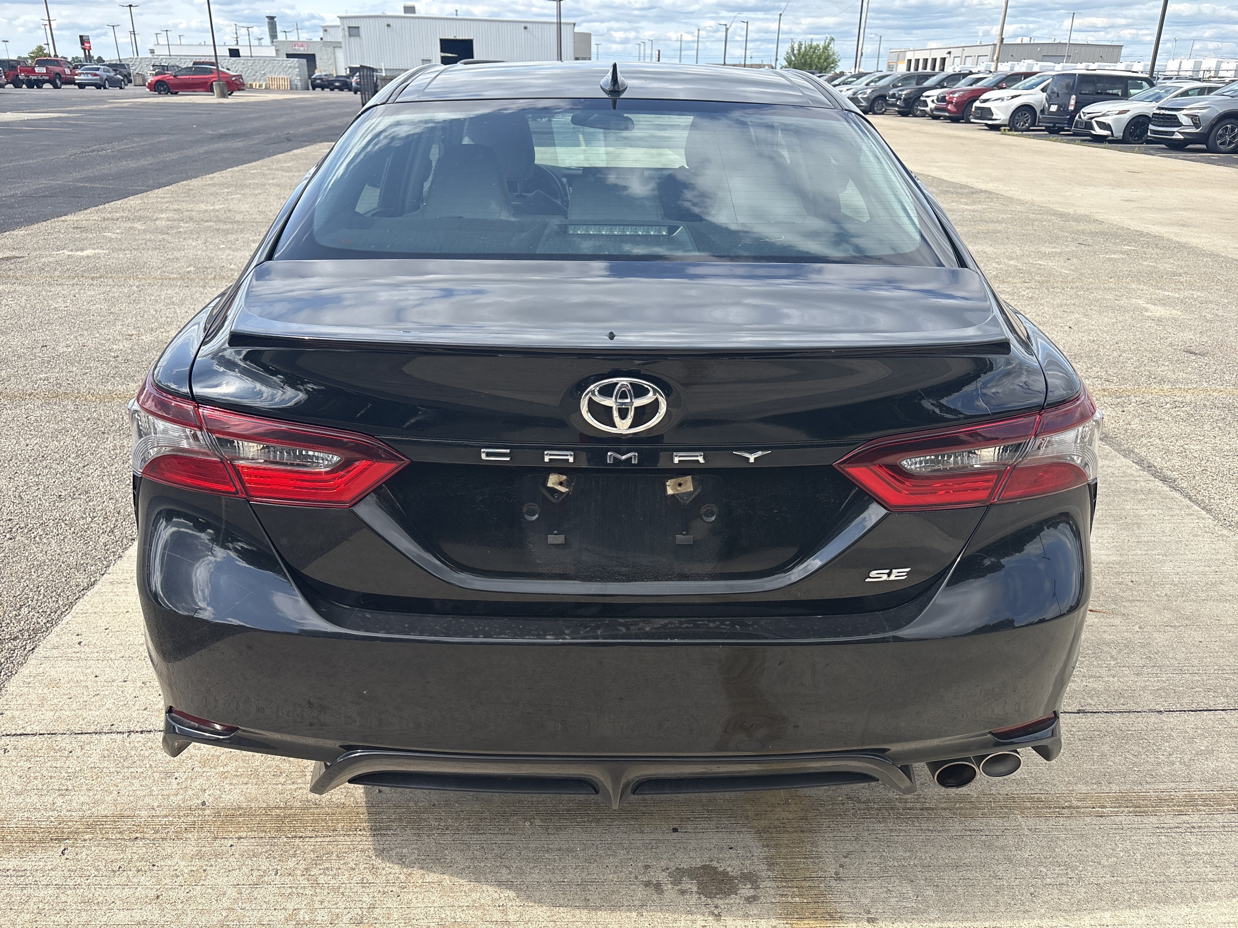 Used 2024 Midnight Black Metallic Toyota SE image 4