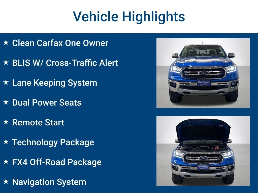 Used 2021 Blue Ford Lariat image 3