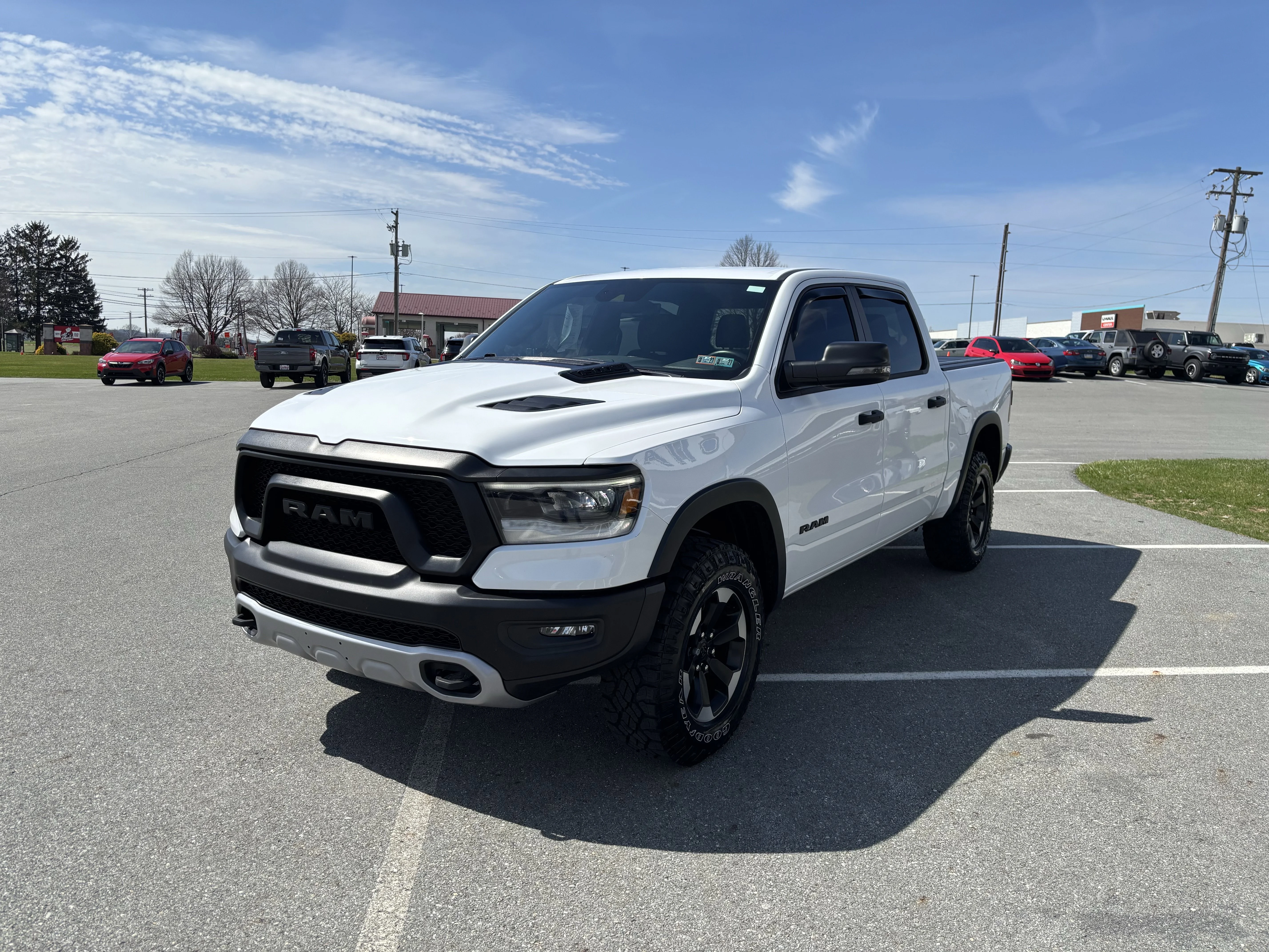 Used 2023 Bright White Clearcoat Ram Rebel image 3
