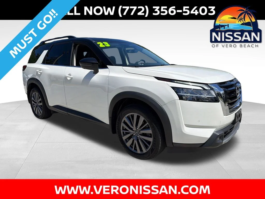 Certified Used 2023 White Nissan SL image 1