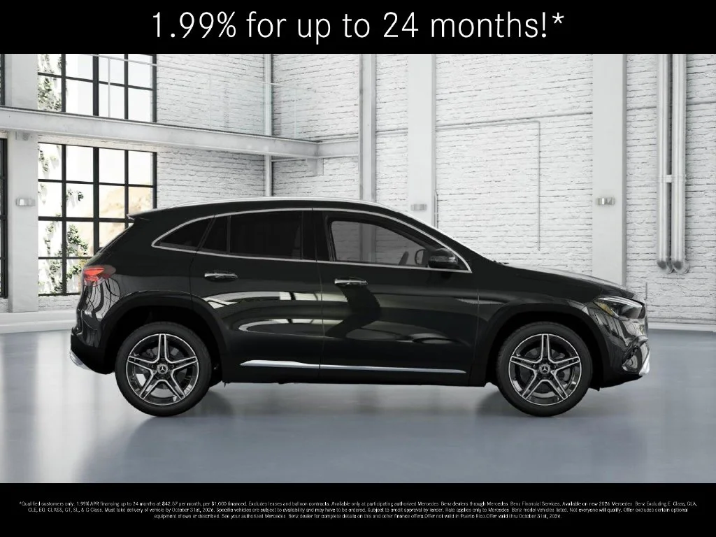 New 2026 Night Black Mercedes-Benz GLA 250 image 2