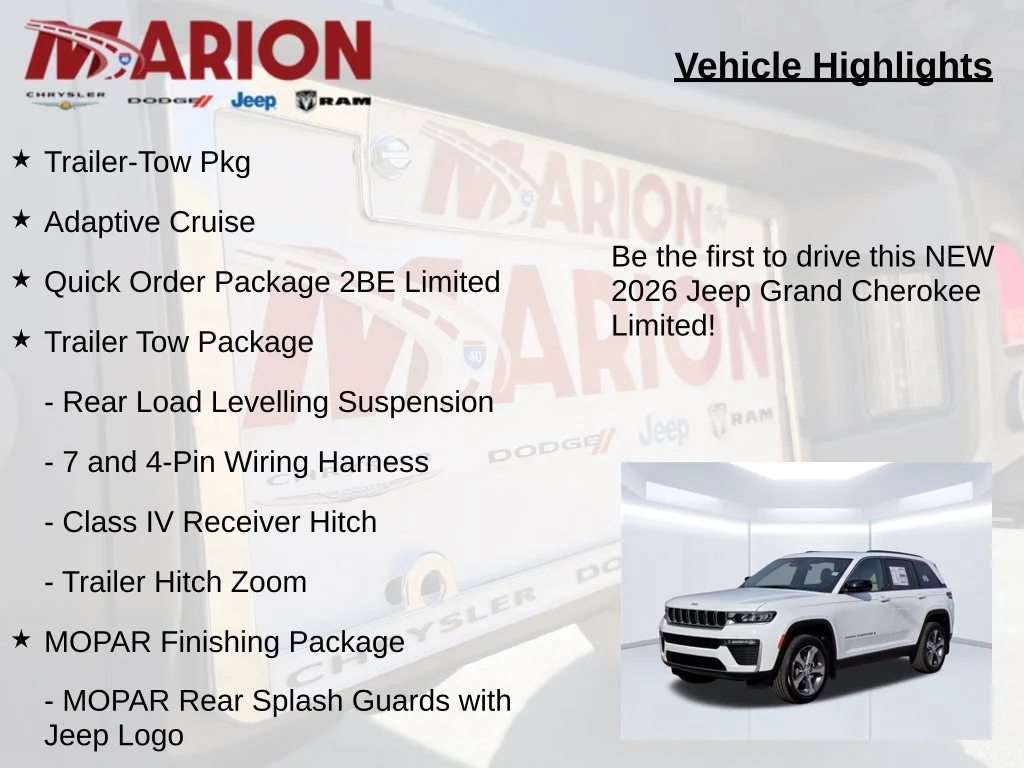 New 2026 White Jeep Limited image 5