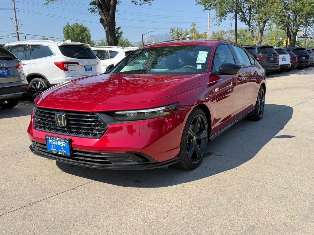 Certified Used 2025 Radiant Red Metallic Honda Sport-L image 8