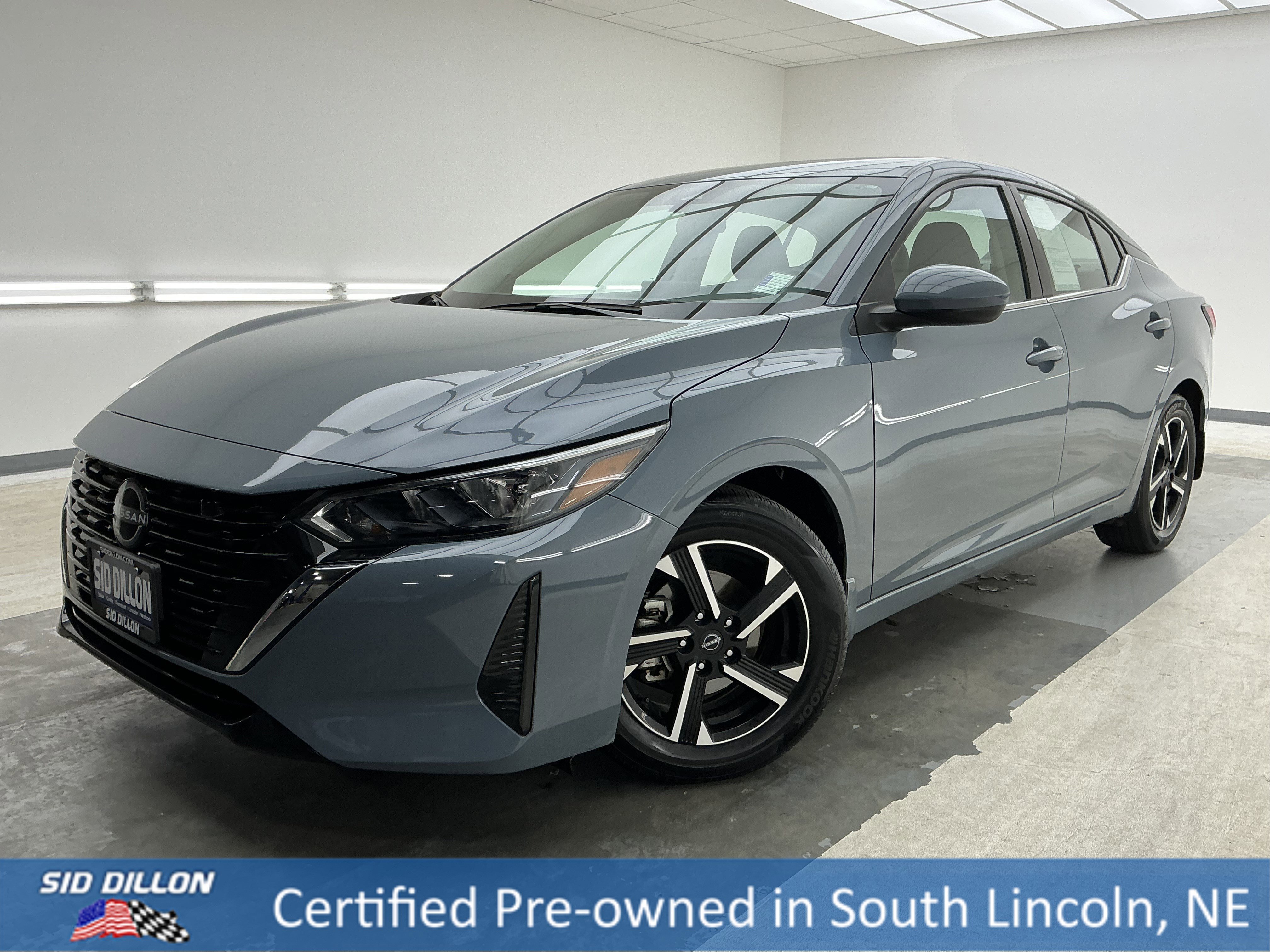 Atlantic Gray Metallic 2024 Nissan Sentra SV FWD Sedan Front-Wheel Drive Continuously Variable Transmission