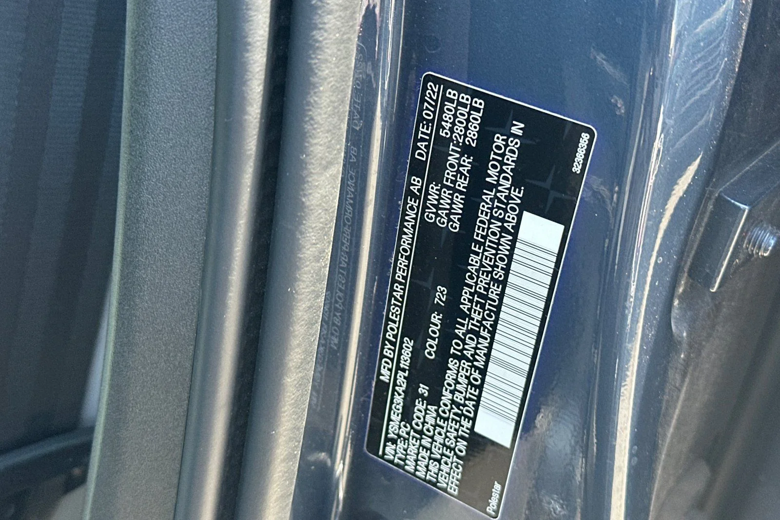 Used 2023 Midnight Metallic Polestar Long Range Single Motor image 28