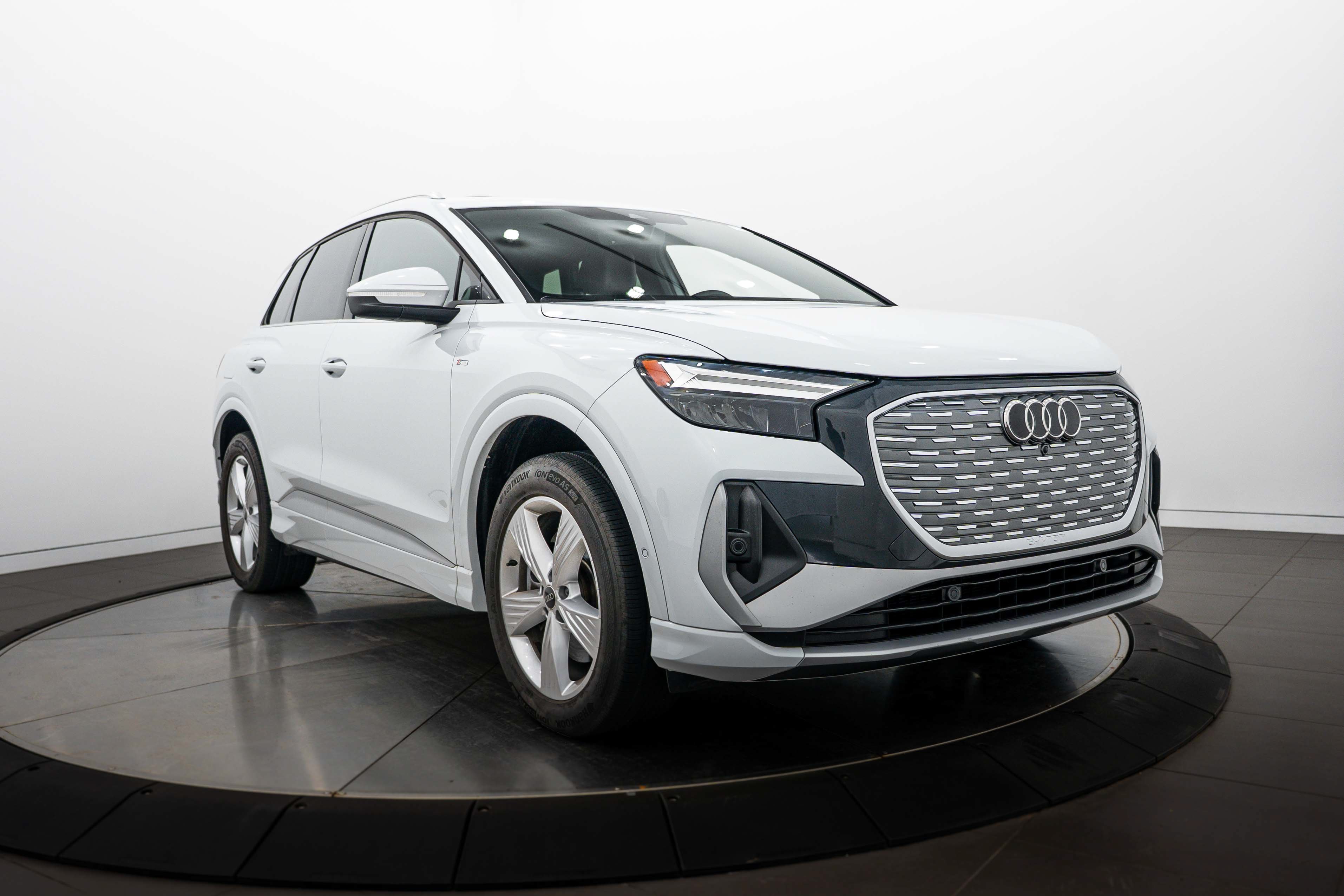 Certified Used 2023 Glacier White Metallic Audi Premium Plus image 2