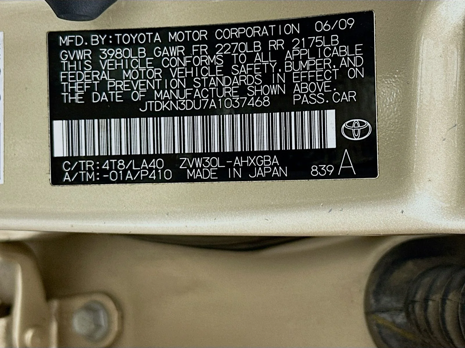 Used 2010 Sandy Beach Metallic Toyota IV image 31
