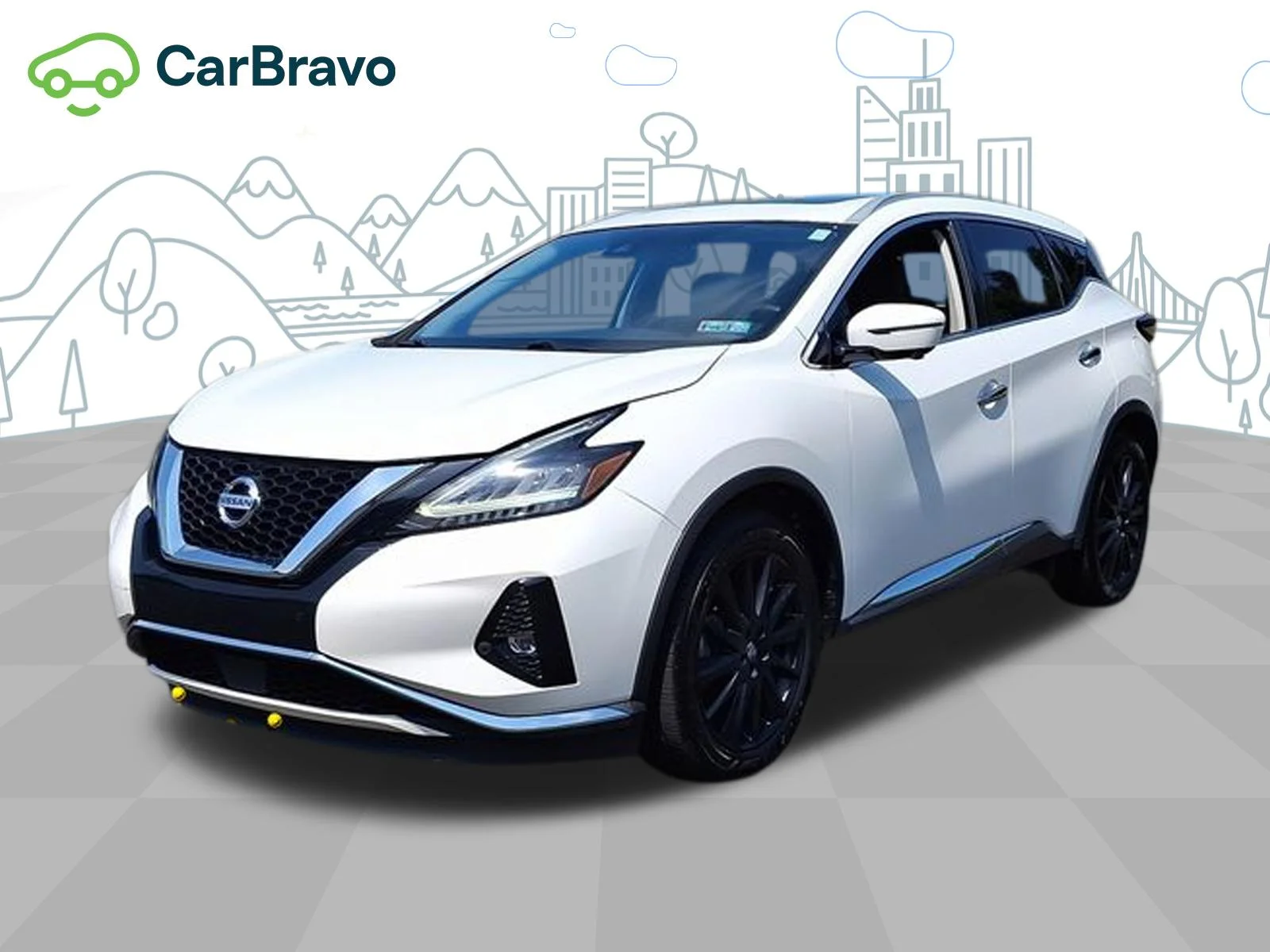 Used 2020 White Nissan Platinum Intelligent AWD image 41