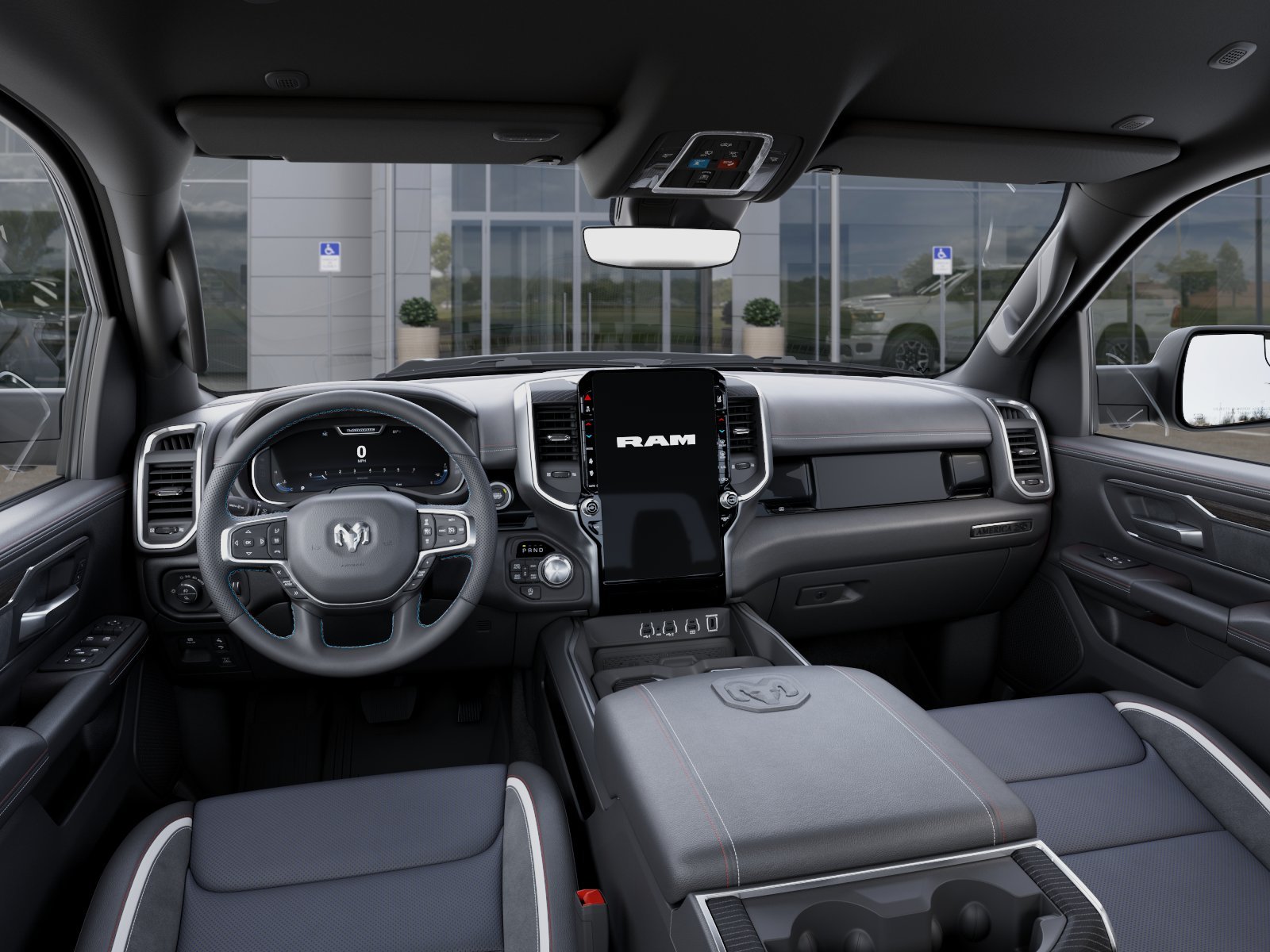 New 2026 Bright White Clear-Coat Exterior Paint RAM LARAMIE image 14