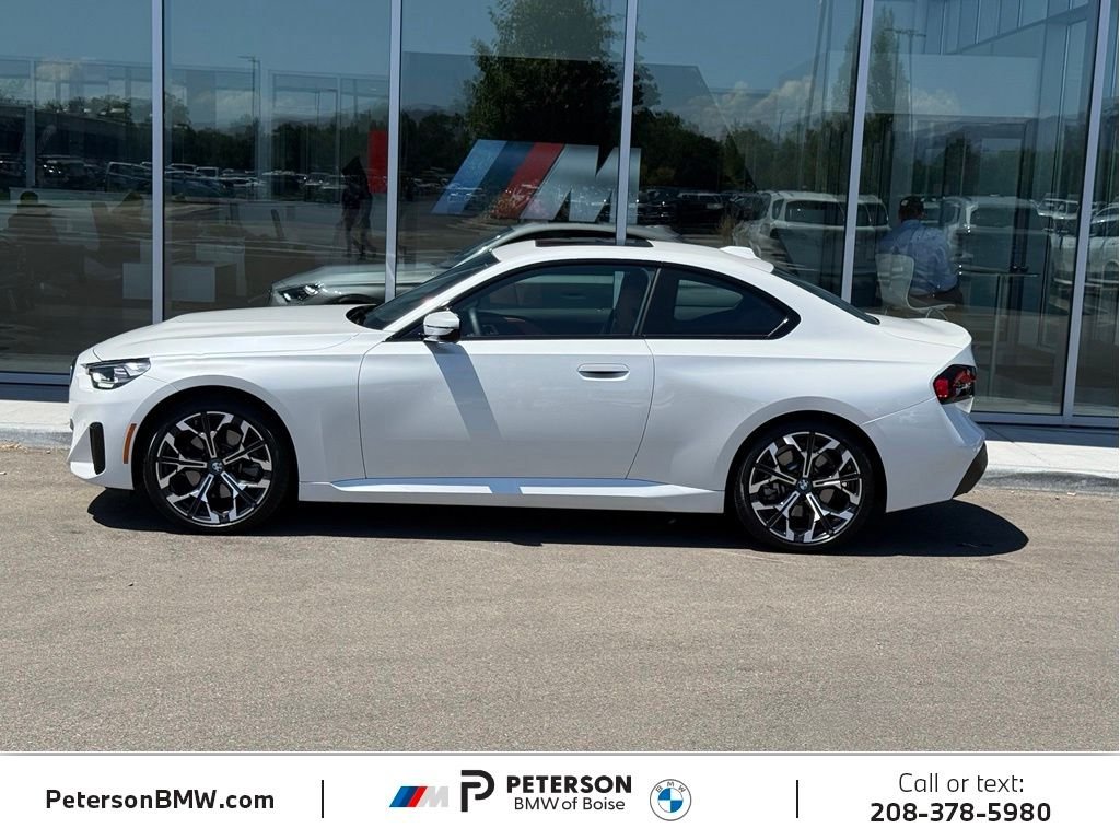 Certified Used 2025 Mineral White Metallic BMW 230i xDrive image 2