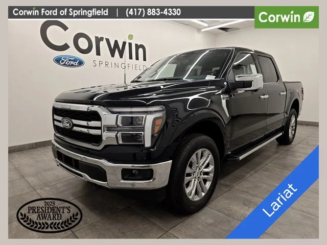 New 2026 Agate Black Metallic Ford Lariat® image 1