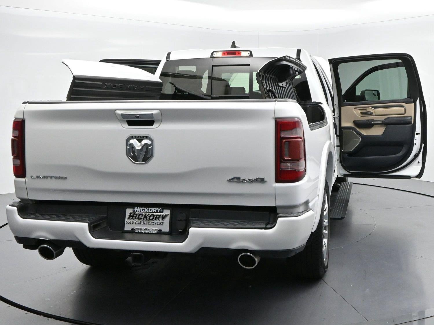 Used 2020 Ivory White Tri-Coat Pearlcoat Ram Limited image 52