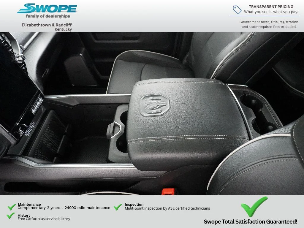 Used 2025 Forged Blue Metallic Ram Laramie image 25