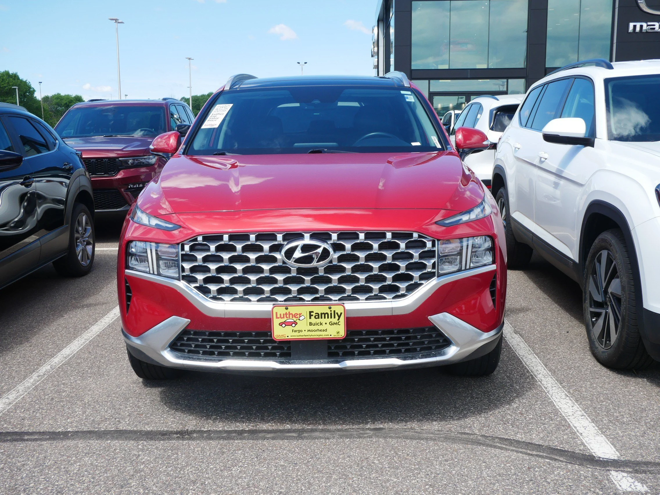 Used 2022 Hyundai Santa Fe SEL with VIN 5NMS3DAJ6NH430881 for sale in Brooklyn Center, Minnesota