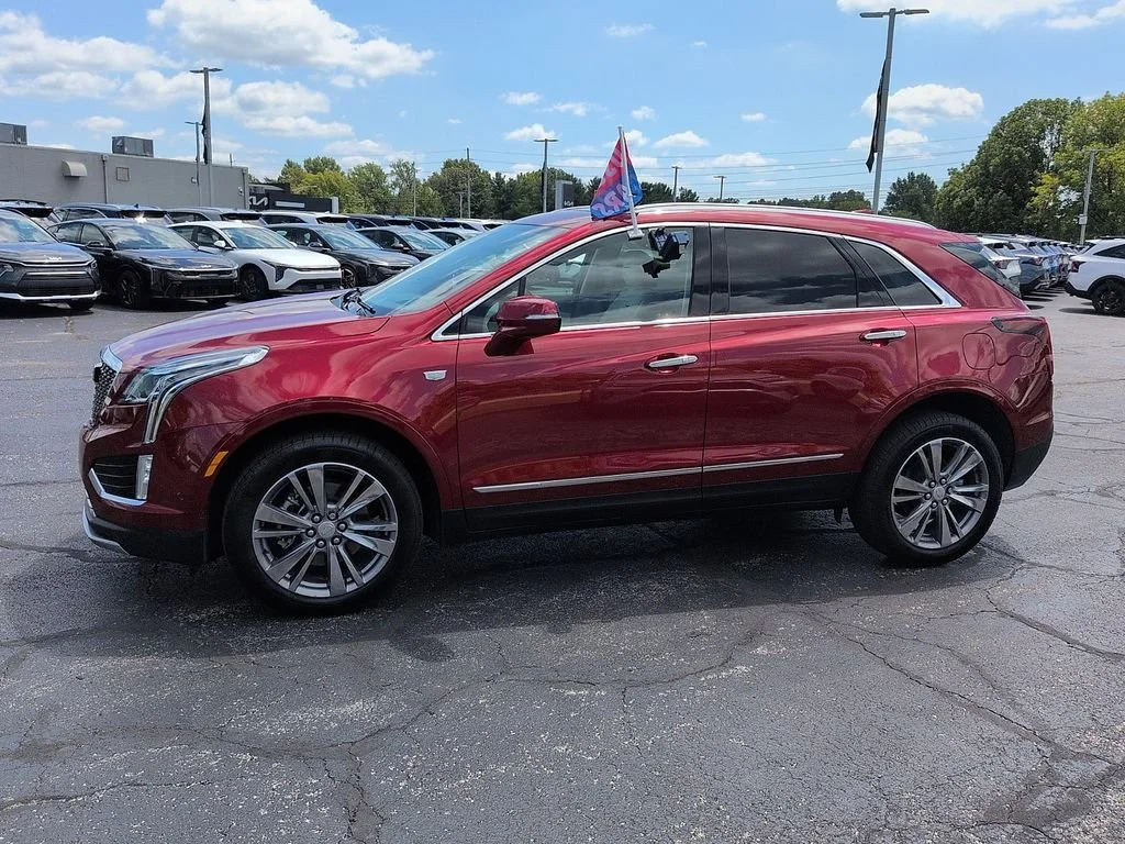 Used 2025 Red Cadillac Premium Luxury image 4