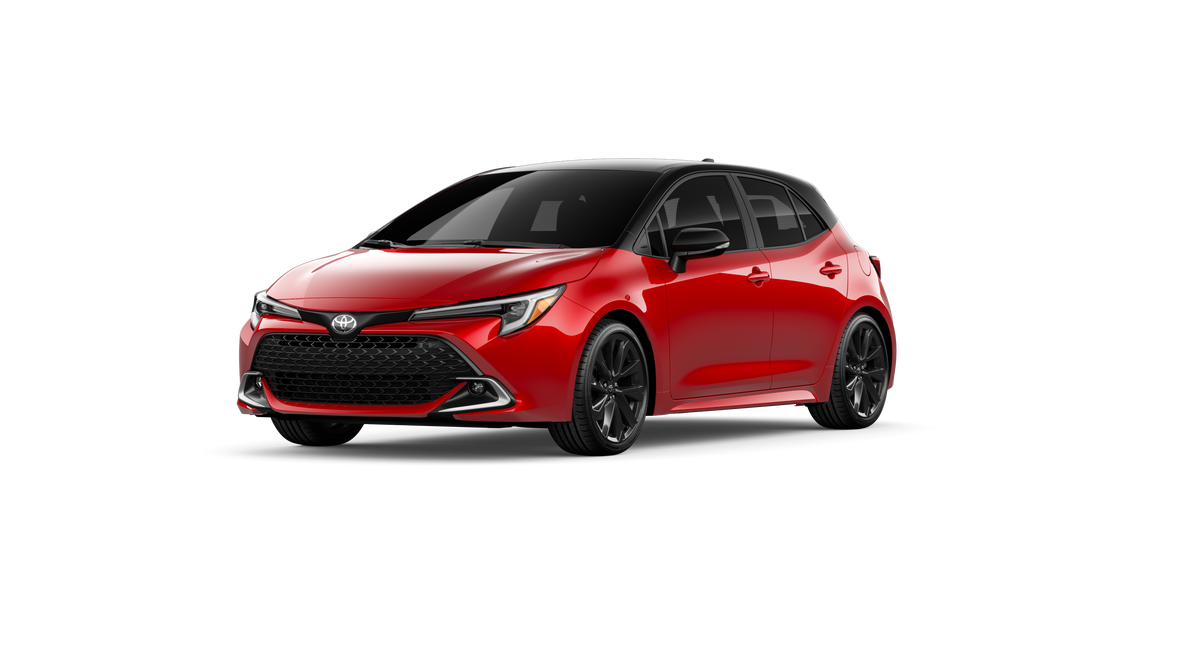 New 2027 Finish Line Red with Black roof Toyota XSE image 23