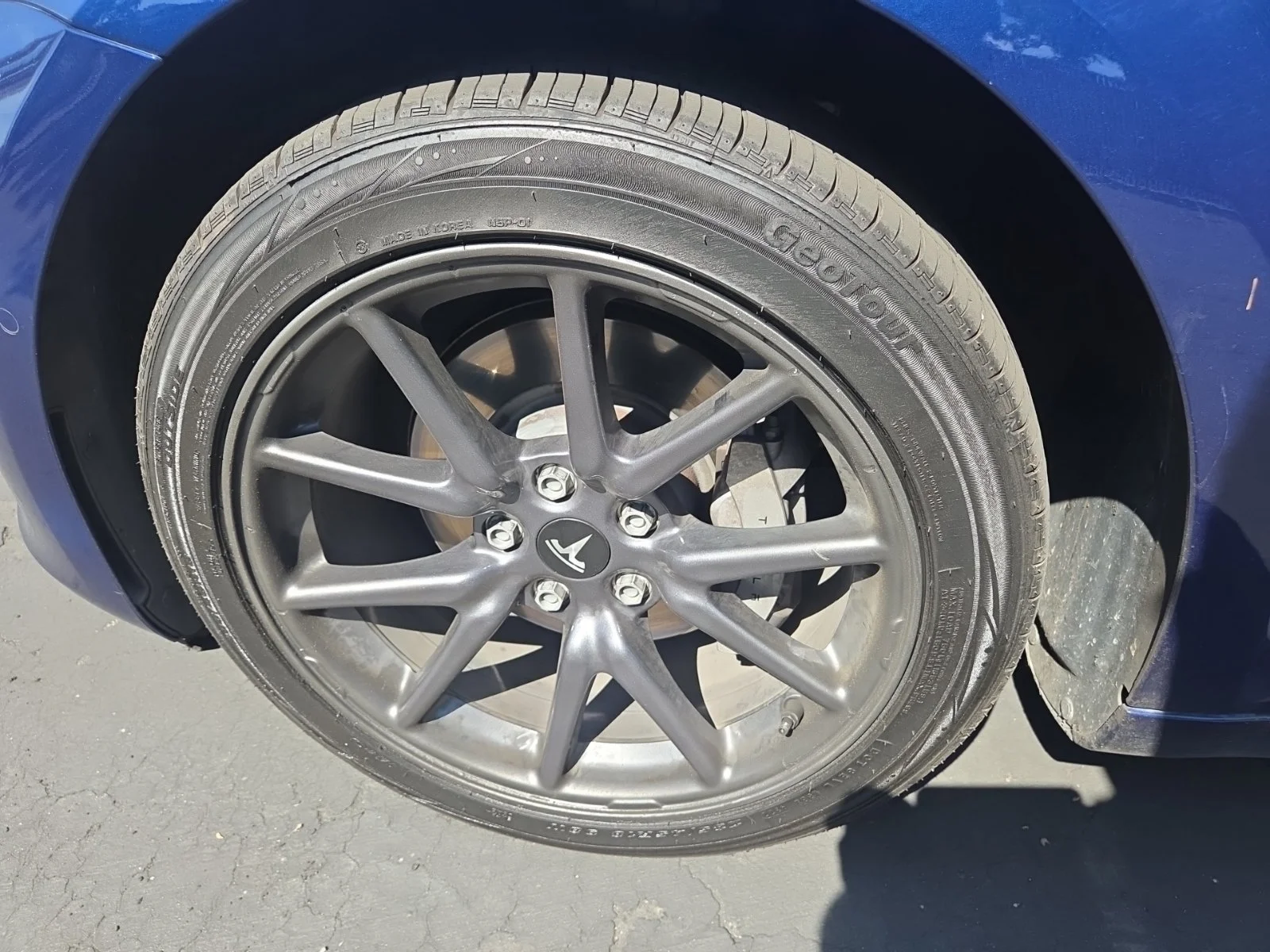 Used 2019 Blue Tesla Standard Range Plus image 10
