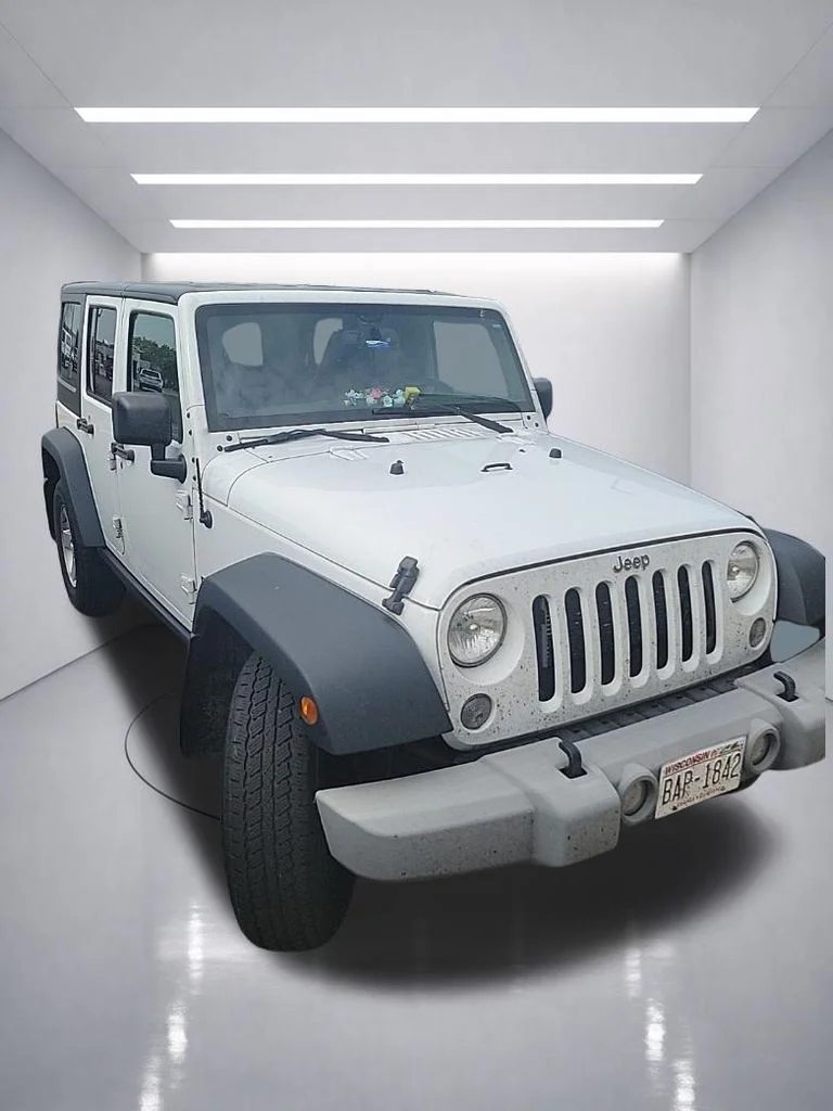 Used 2018 Bright White Clearcoat Jeep Unlimited Sport image 6