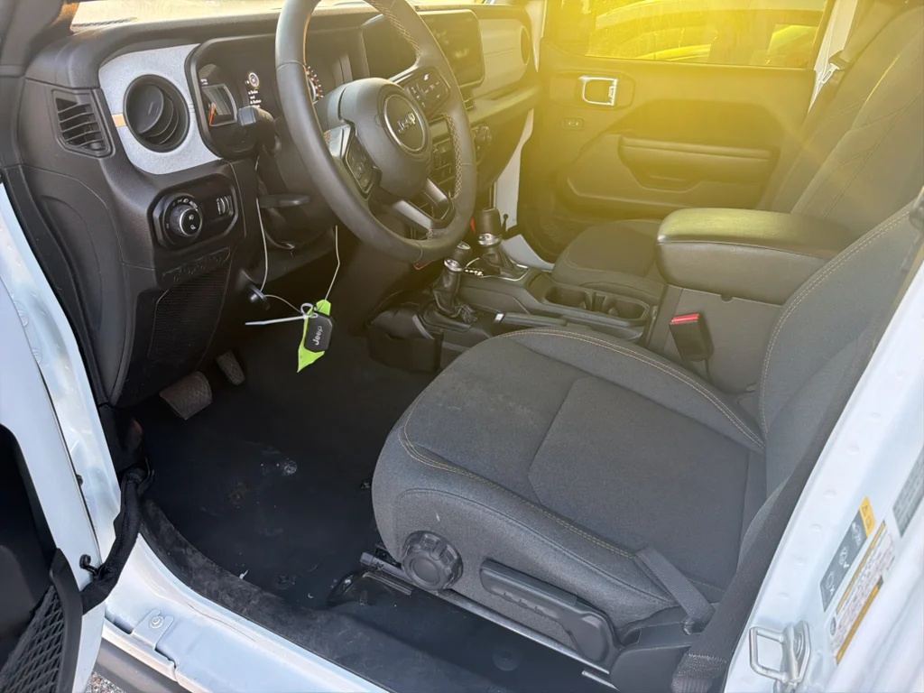 Used 2024 Bright White Clearcoat Jeep Willys image 6