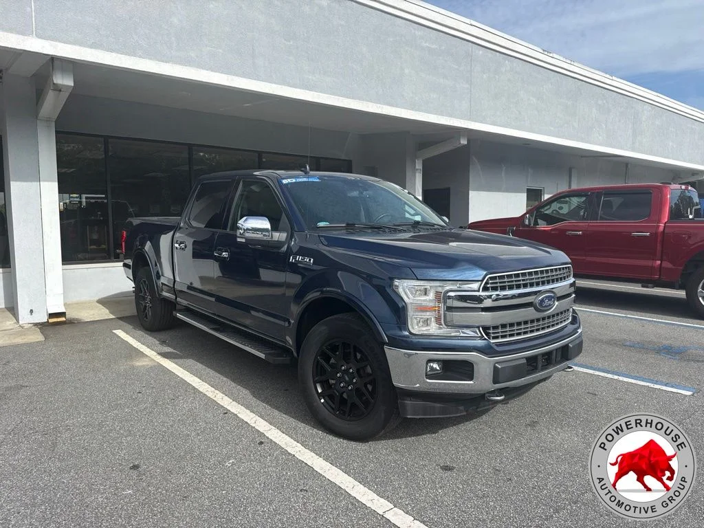 Used 2018 Blue Ford Lariat image 3