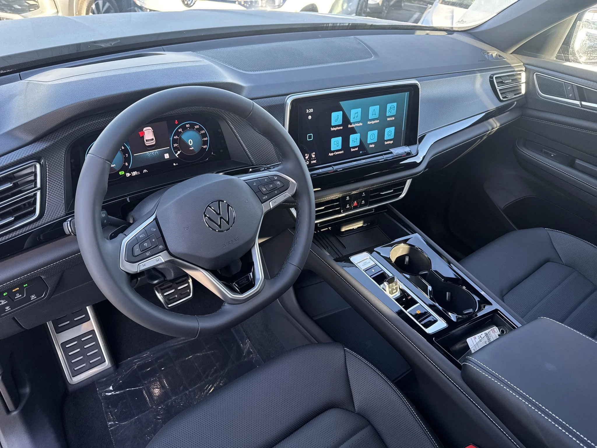 New 2026 Pure Gray Volkswagen 2.0T SEL R-Line Black image 15