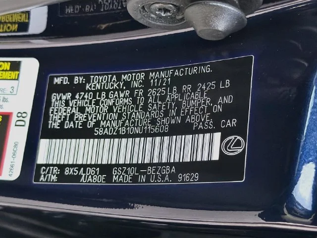 Certified Used 2022 Mica Lexus ES 350 image 43