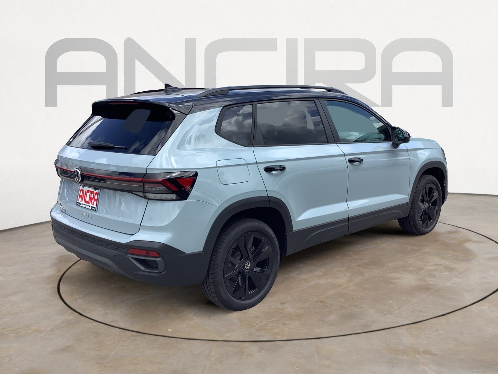 New 2026 Monument Gray w/Deep Black Roof Volkswagen SE Black image 8