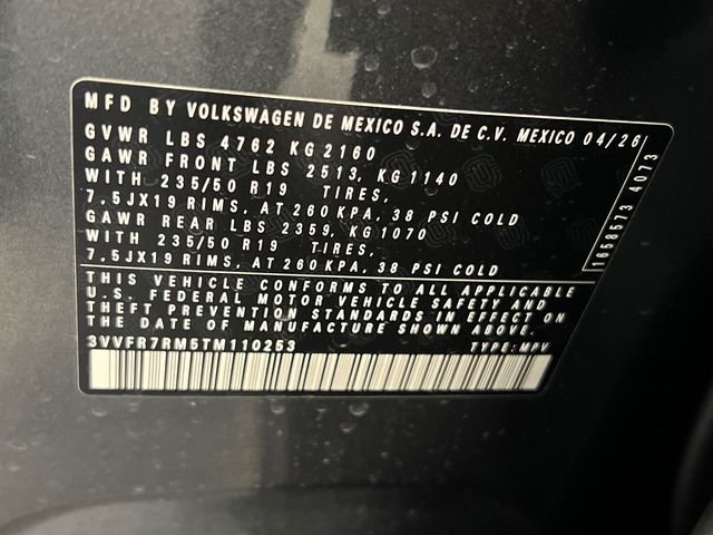 New 2026 Gray Volkswagen 2.0T SE image 21