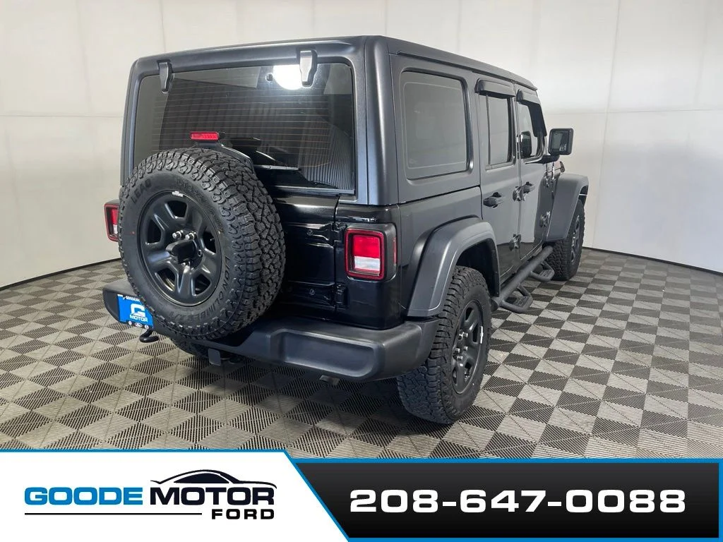 Certified Used 2018 Black Clearcoat Jeep Unlimited Sport image 7