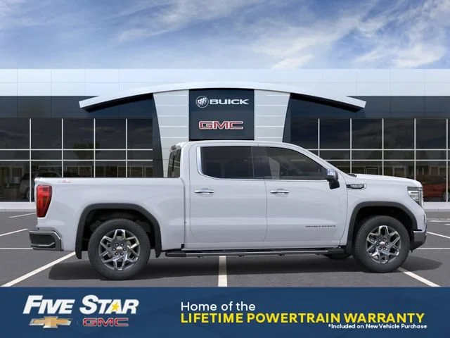 New 2026 Glacier White Tricoat GMC SLT image 5