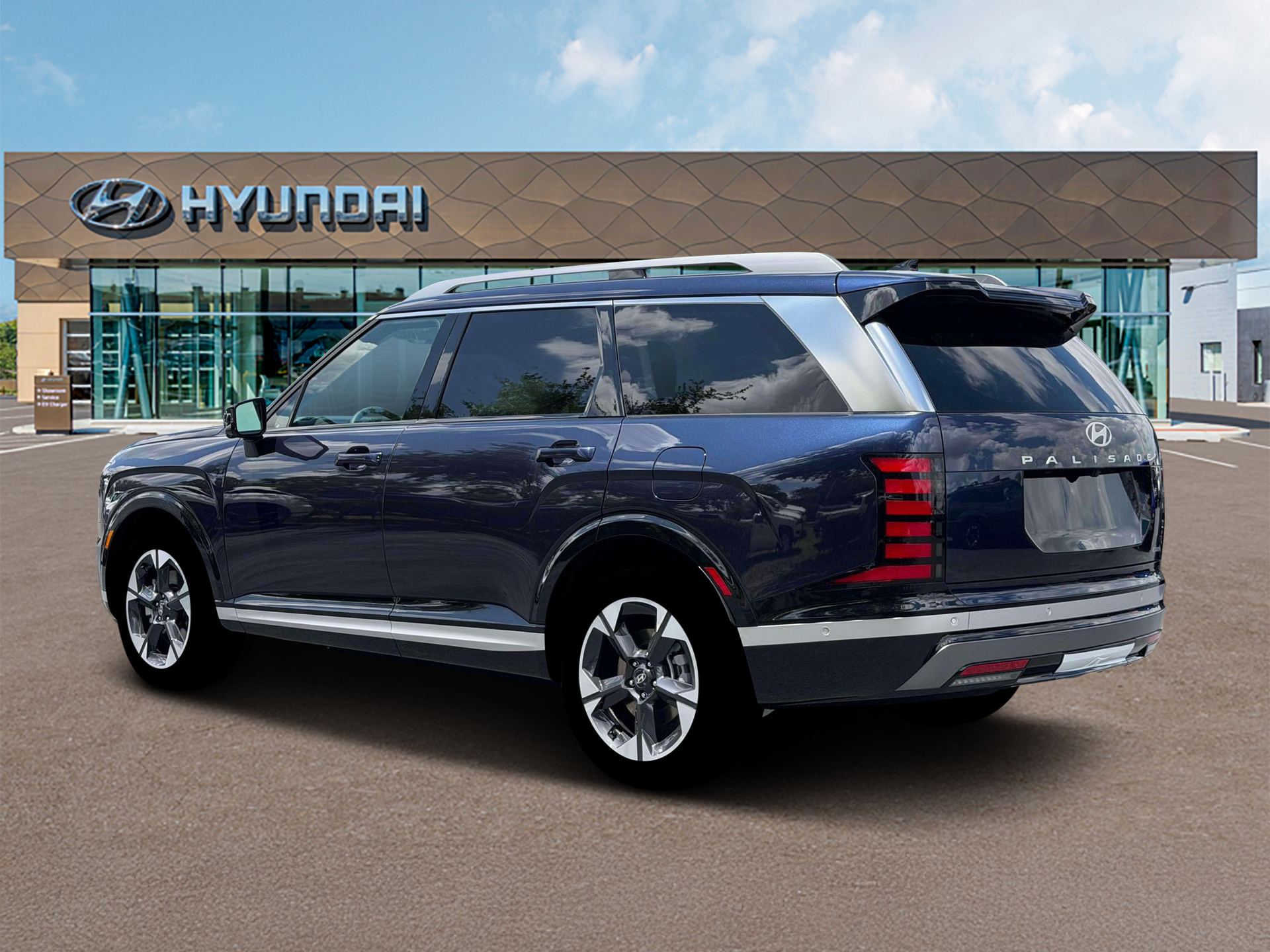 New 2026 Blue Hyundai Limited AWD image 4