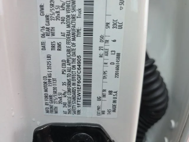 Used 2016 White Ford Lariat image 36