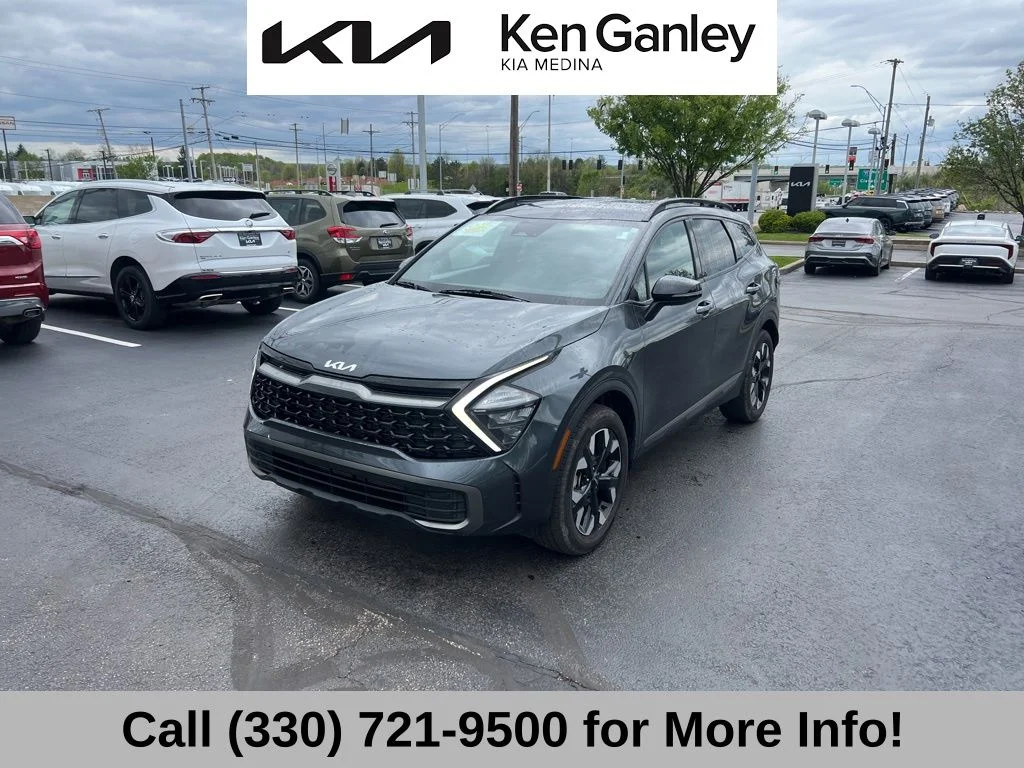 Certified Used 2023 Gray Kia X-Line image 3
