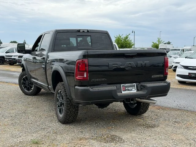 New 2026 Diamond Black Crystal Pearl-Coat Exterior Paint RAM Rebel image 12